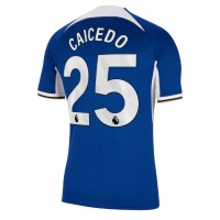 Dres Chelsea Moises Caicedo #25 Domaci 2023-24 Kratak Rukav